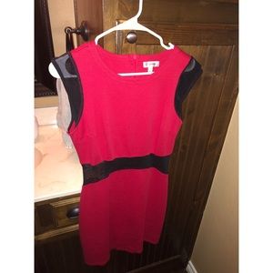 Red party dress